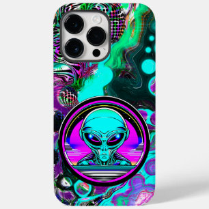 Extra Terrestrial Alien Vliegen Een UFO Case-Mate iPhone 14 Pro Max Hoesje