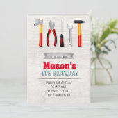 Extra uitnodiging op verjaardag (Staand voorkant)