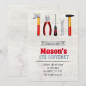 Extra uitnodiging op verjaardag (Voorkant / Achterkant)