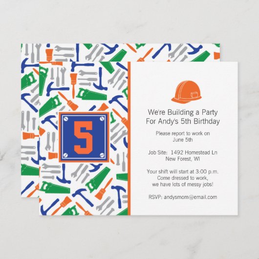 Extra uitnodiging op vrijdag (Voorkant / Achterkant)