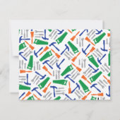 Extra uitnodiging op zaterdag voor Afbeelding (Achterkant)