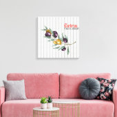 Extra Virgin Levendig Olijftak Mediterraan Canvas Afdruk (Insitu (Woonkamer))