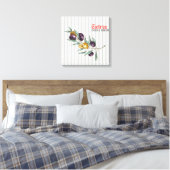 Extra Virgin Levendig Olijftak Mediterraan Canvas Afdruk (Insitu (Slaapkamer))