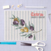 Extra Virgin Levendig Olijftak Mediterraan Tissuepapier (Craft)