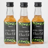 Extra Virgin Olijfolie Fles Rustiek Product Label Likeurfles Etiket (Flessen)