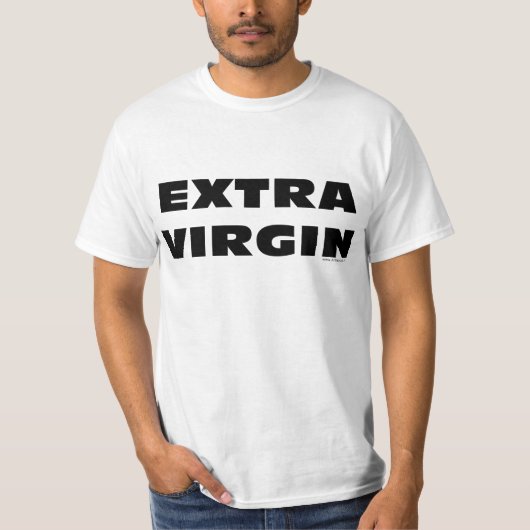 Extra virgin t-shirt (Voorkant)