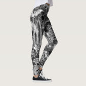 Extra vleermuizen Donkere gothische vampiers crypt Leggings (Rechts)