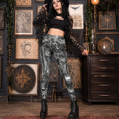 Extra vleermuizen donkere gotische vampiers crypte leggings