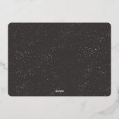 Extra vreugdevolle Blush en Roos Gold Foil Zwanger Folie Feestdagenkaart (Achterkant)