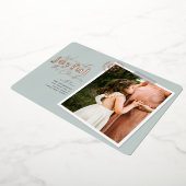 Extra vreugdevolle groene zwangerschapsuitkondigin folie feestdagenkaart (Gedraaid)