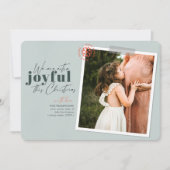 Extra vrolijke groene aankondiging van zwangerscha (Voorkant)