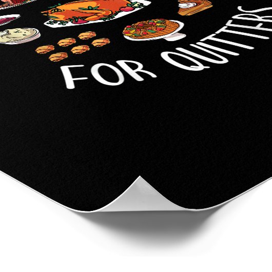 Extra vulling Y'all - restjes zijn voor stoppers Poster (Hoek)