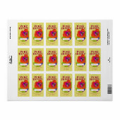 Extra White Honey Jar 2 lbs./907 g. Etiket (Full Sheet)