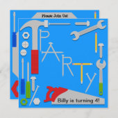 Extra Workshop Uitnodiging feestdag (Voorkant / Achterkant)