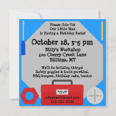 Extra Workshop Uitnodiging feestdag (Achterkant)