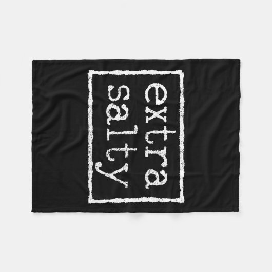 Extra zout fleece deken (Voorkant (Horizontaal))