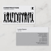 Extra - zwart op wit visitekaartje (Voorkant / Achterkant)