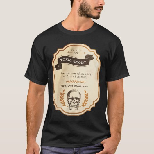 Extract van Toxicoloog T-shirt (Voorkant)