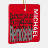 EXTRADAARDISCH DOUANE KERAMISCH ORNAMENT (Rechts)