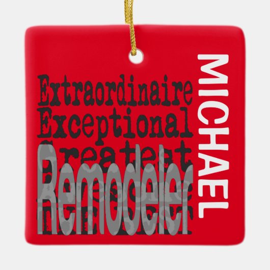 EXTRADAARDISCH DOUANE KERAMISCH ORNAMENT (Voorkant)