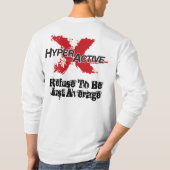 ExtraHyperActive Ambassador T-shirt ( wit ) (Achterkant)