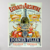 Extrait d'Absinthe Poster Fine Art (Voorkant)
