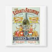 Extrait d'Absinthe Poster Fine Art Magneet (Voorkant)