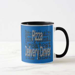 Extraordinaire chauffeur bij levering Pizza Mok