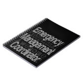 Extraordinaire coördinator voor noodsituaties notitieboek (Linkerzijde)