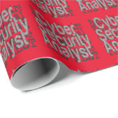 Extraordinaire cyberbeveiligingsanalist cadeaupapier (Rol Hoek)