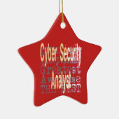 Extraordinaire cyberbeveiligingsanalist keramisch ornament (Rechts)