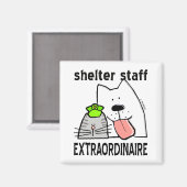 Extraordinaire dierenbescherming magneet (Voorkant / Achterkant)