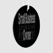 Extraordinaire eigenaar van kleine bedrijven ornament (voorkant)