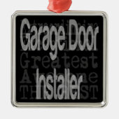 Extraordinaire garagedeur metalen ornament (Voorkant)