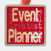 Extraordinaire gebeurtenisplanner metalen ornament (Voorkant)