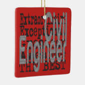 Extraordinaire ingenieur keramisch ornament (Rechts)