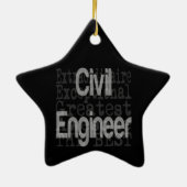 Extraordinaire ingenieur keramisch ornament (Achterkant)