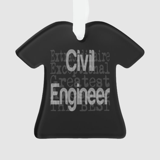 Extraordinaire ingenieur ornament (voorkant)