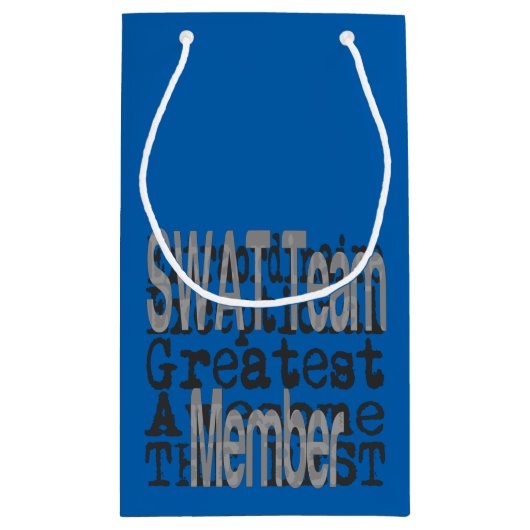 Extraordinaire medewerker van het SWAT-team Klein Cadeauzakje (Achterkant)