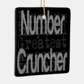 Extraordinaire nummerbak keramisch ornament (Rechts)