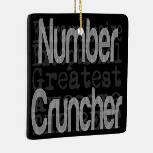 Extraordinaire nummerbak keramisch ornament (Rechts)