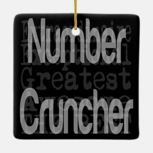 Extraordinaire nummerbak keramisch ornament (Achterkant)