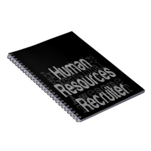 Extraordinaire personeelsrecruiter notitieboek
