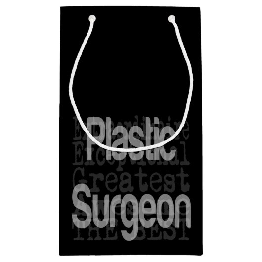 Extraordinaire plastische chirurg klein cadeauzakje (Achterkant)