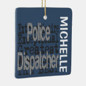 Extraordinaire politie-expediteur keramisch ornament (Rechts)