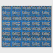 Extraordinaire radioloog cadeaupapier (Vlak)