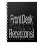 Extraordinaire receptionist voor voorbureau notitieboek (Voorkant)