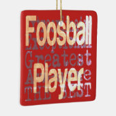 Extraordinaire speelbal keramisch ornament (Rechts)