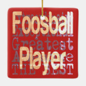 Extraordinaire speelbal keramisch ornament (Achterkant)