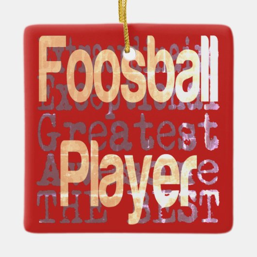 Extraordinaire speelbal keramisch ornament (Voorkant)